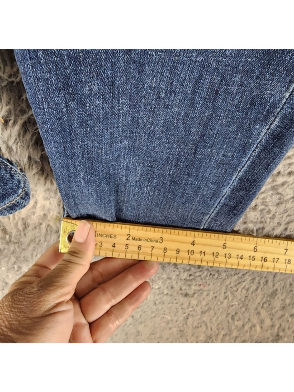Lucky Brand Jeans Womens 12/31 Blue Stretch Denim Bridgitte Skinny *Read* - Picture 8 of 13
